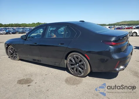 2023 BMW 760 Xi из США, поврежденный, VIN WBA33EJ07PCL92724